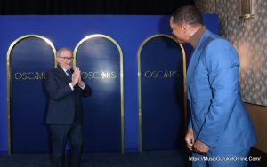 Oscar nominees 'grateful' to be back in the ballroom