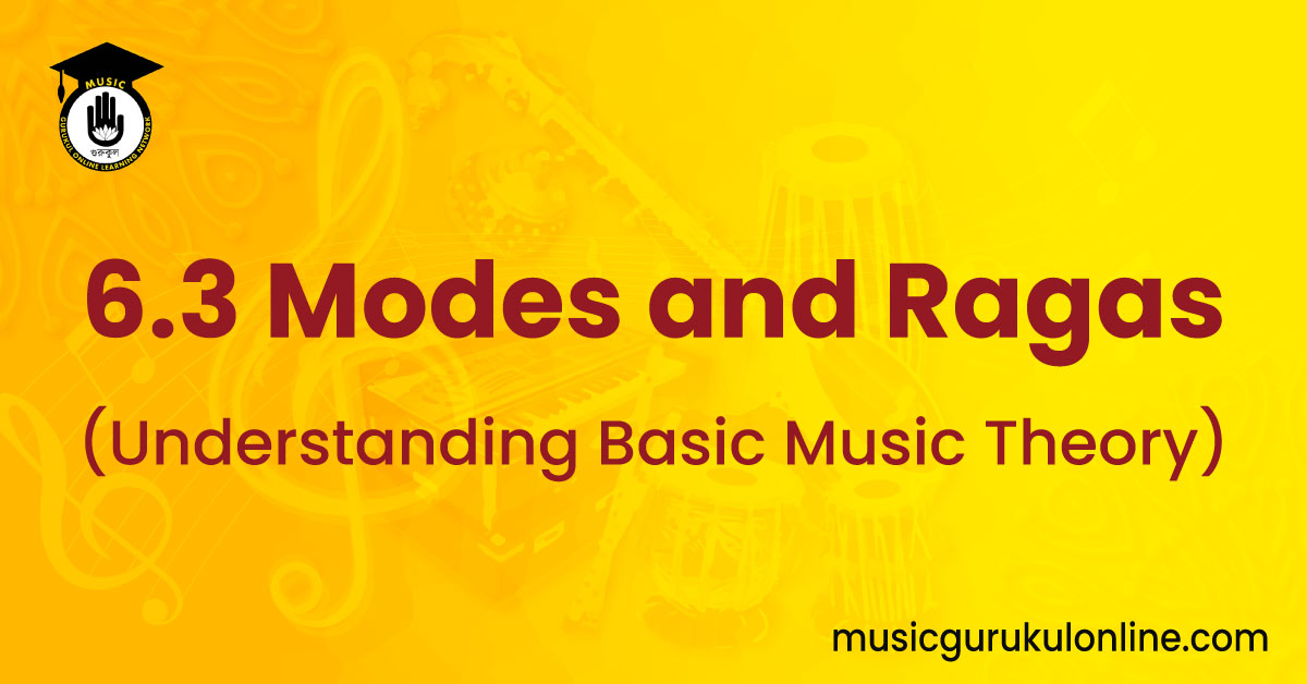 6.3 Modes and Ragas (Understanding Basic Music Theory) 1 6.3 Modes and Ragas (Understanding Basic Music Theory) 6.3 Modes and Ragas