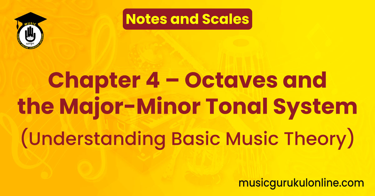 Notes and Scales: Chapter 4 - Octaves and the Major-Minor Tonal System (Understanding Basic Music Theory) 1 Notes and Scales: Chapter 4 - Octaves and the Major-Minor Tonal System (Understanding Basic Music Theory) Notes and Scales: Chapter 4 - Octaves and the Major-Minor Tonal System